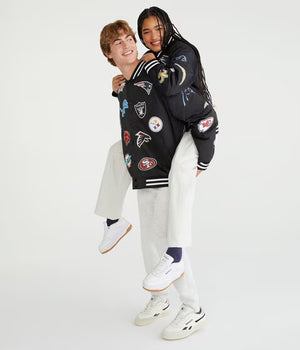 NFL-All-Team-Logos-Black-Jacket
