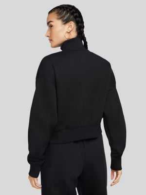 NIKE-Sportswear-Phoenix-Fleece-Womens-Half-Zip-Cropped-hoodie-Black