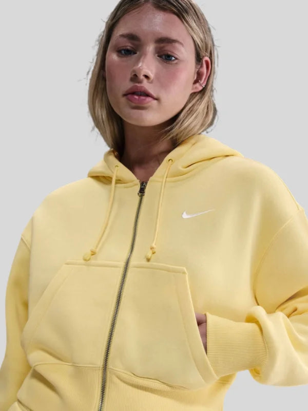 Nike-Phoenix-Fleece-Cropped-Full-ZIP-Hoodie-In-Yellow