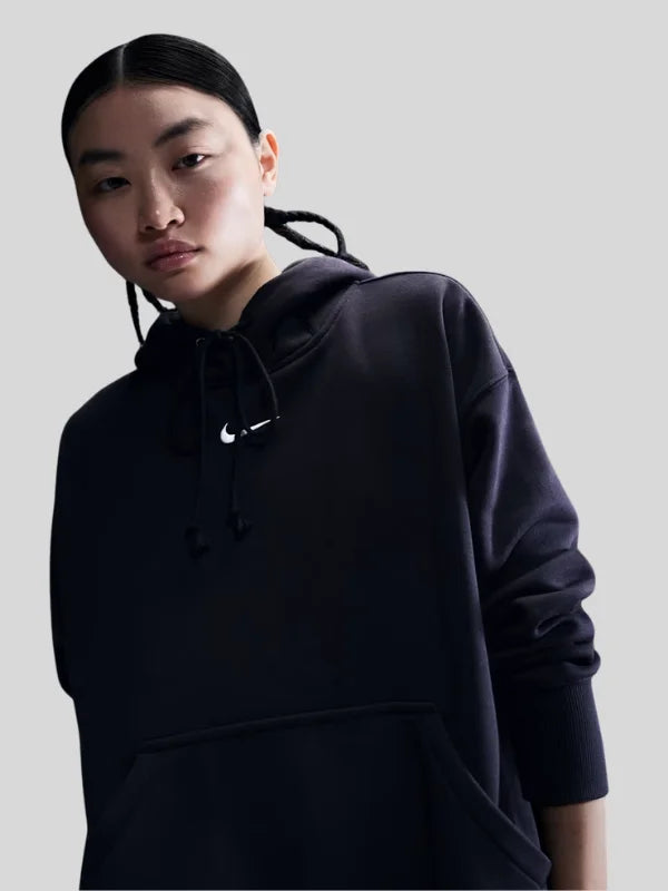Nike-Sportswear-Phoenix-Black-Fleece-Oversized-Pullover-Hoodie