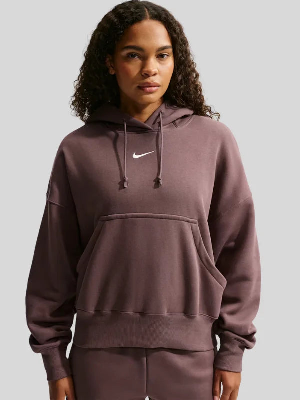 Nike-Sportswear-Phoenix-Fleece-Womens-Over-Oversized-Pullover-Hoodie-Brown