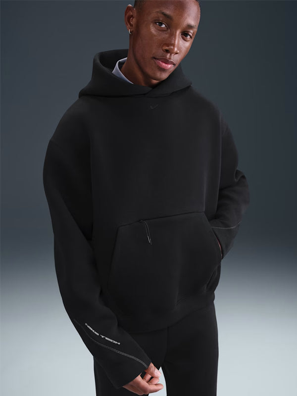 Nike-Tech-Mens-Fleece-Oversized-Black-Hoodie