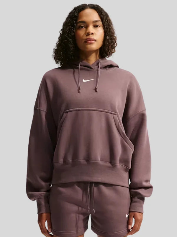 Nike-Womens-Sportswear-Phoenix-Fleece-Over-Oversized-Pullover-Hoodie-Brown