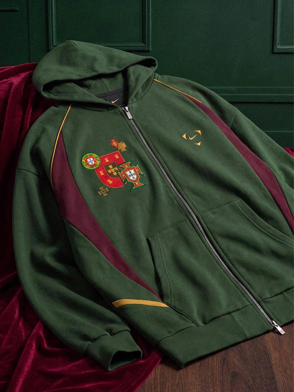 Nike-x-Ronaldo-One-Last-Dance-Portugal-Zip-Up-Green-Fleece-Hoodie-For-Sale