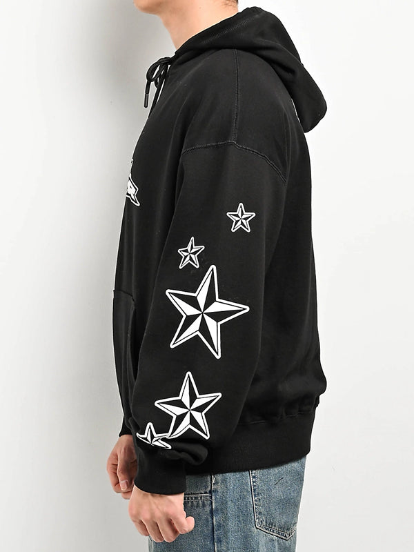 No-Fear-Star-Hoodie-Black