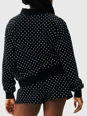 Parke-Black-Polka-Dot-Varsity-Mockneck-Sweatshirt