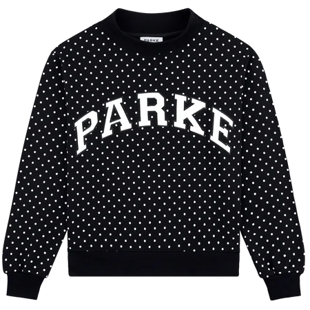 Parke-Polka-Dot-2026-Black-Varsity-Mockneck-Fleece-Sweatshirt