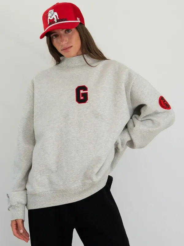 Parke-x-47-Georgia-Graphic-Mockneck-Sweatshirt-Grey
