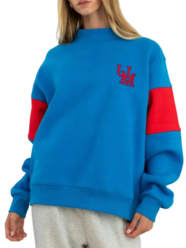 Parke-x-47-Ole-Miss-Graphic-Mockneck-Blue-Fleece-Sweatshirt