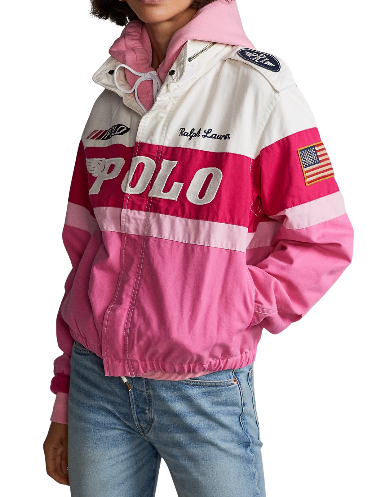 Pink-Pony-polo-Bomber-Jacket-womens