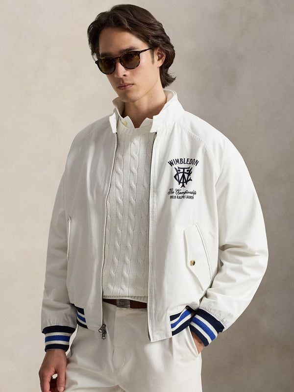 Polo-Ralph-Lauren-x-Wimbledon-2026-White-Twill-Jacket-Front-View