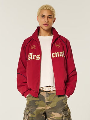Red-Hollister-arsenal-fc-graphic-mock-neck-jacket