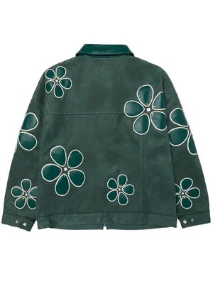 Ryoko-Rain-Green-Floral-Suede-Work-Jacket-Back