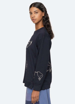 Sea-New-York-Demi-Navy-Sweatshirt