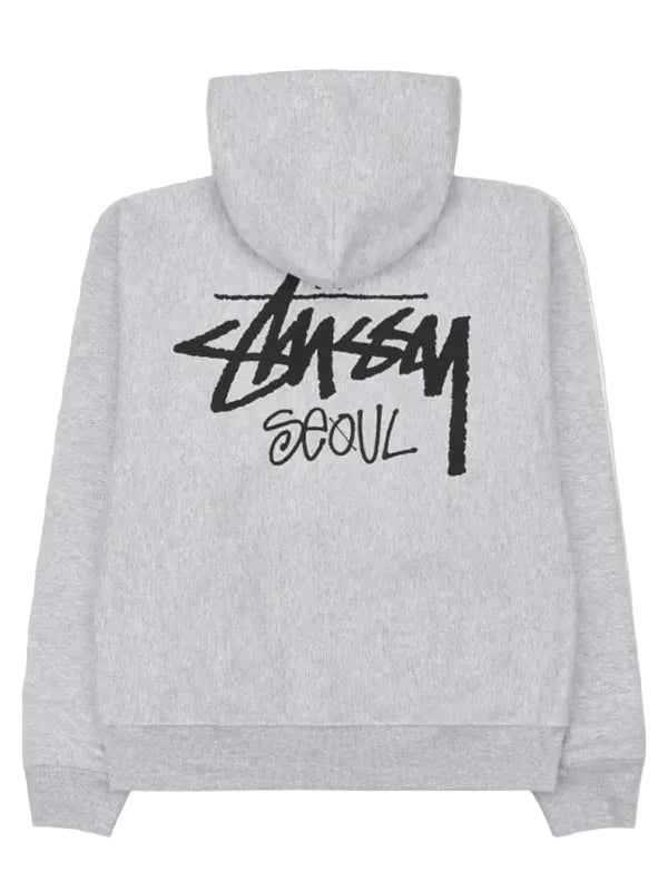 Stussy-Seoul-Hoodie-Grey