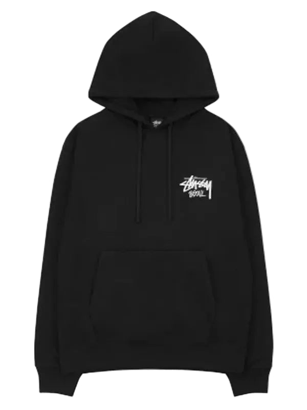 Stussy-Seoul-Pullover-Black-Fleece-Hoodie
