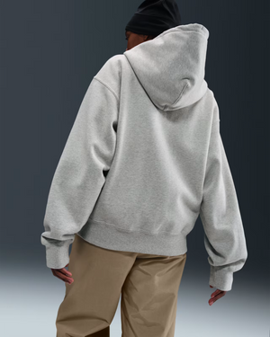 Stussy-x-Nike-Fleece-ZIP-Up-Grey-Hoodie-Back