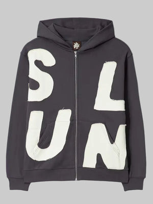 Sunlove-capital-brushed-zip-up-hoodie-charcoal