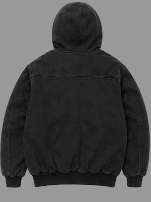 Supreme-Reflective-ARC-Hooded-Work-Black-Jacket-Back