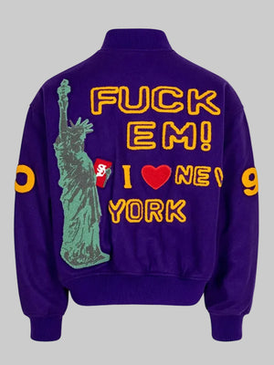 Supreme-Tourist-Purple-Varsity-Jacket