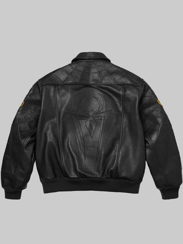 Supreme-Vanson-Leathers-Spider-Man-Jacket-Back