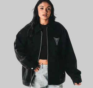 The Wild Collective Golden State Valkyries Denim Jacket