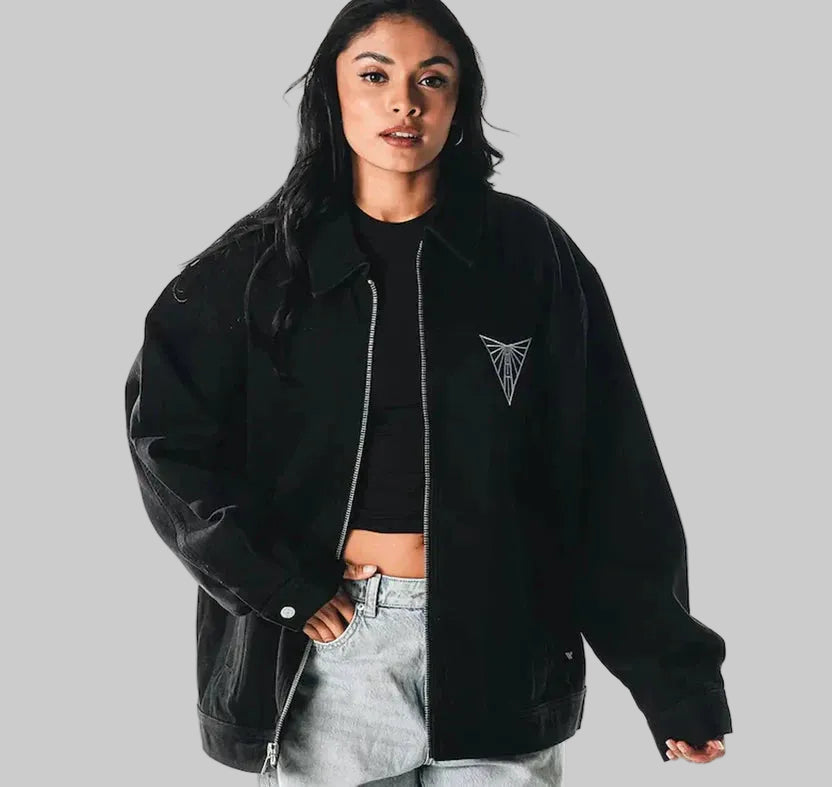 The Wild Collective Golden State Valkyries Denim Jacket