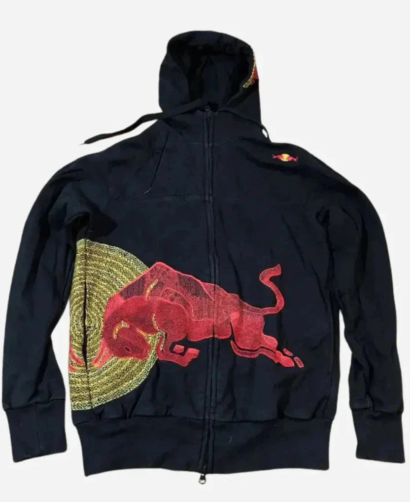 Unisex-Navy-Vintage-Red-Bull-Big-Embroidered-Logo-Racing-Hoodie-For-Sale