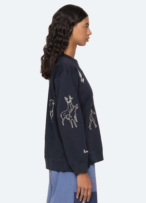 Womens-Demi-Sweatshirt-Sea-New-York