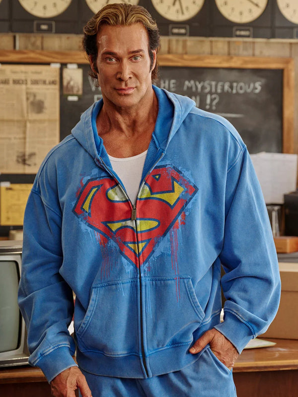 Youngla-Superman-Drip-ZIP-UPS-Hoodie