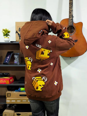 minecraft-brown-bee-hoodie